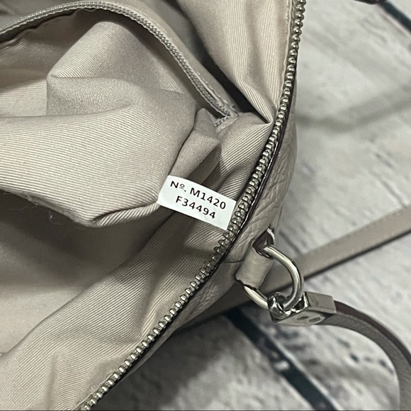 Coach Kelsey Pebbled Leather Crossbody Satchel F34494 - Picture 9 of 12